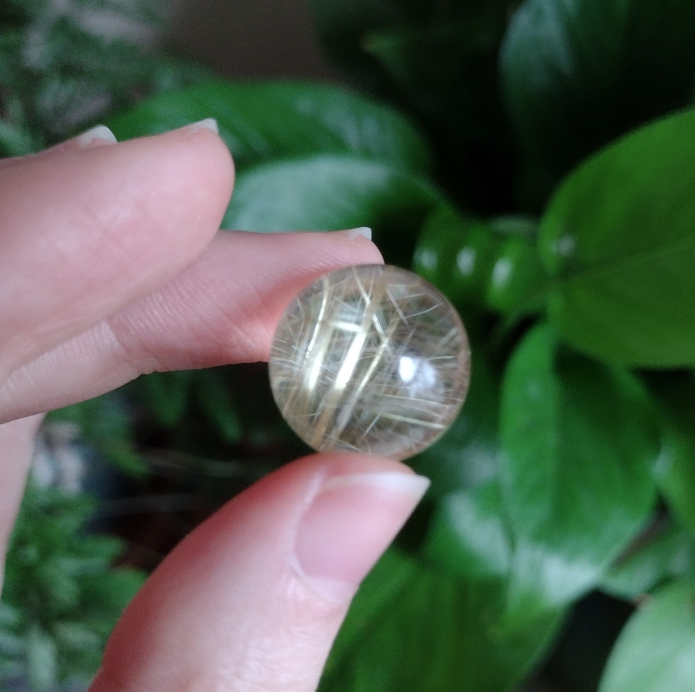 ✨SOLD✨ Rutiled Quartz Sphere Bundle - Picture 8 of 10